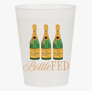 Bottle Fed Champagne Frosted Cups