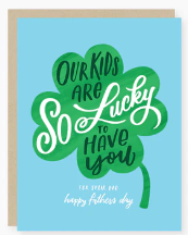 lucky fathers day card