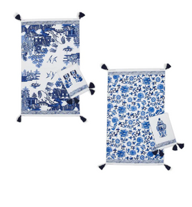 Chinoiserie Set of Dish towels