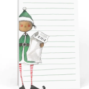 naughty or nice notepad