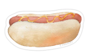 hotdog sticker