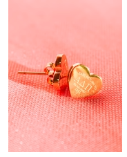 Greek Heart Earrings