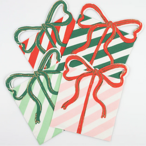 Present With Bow Napkins