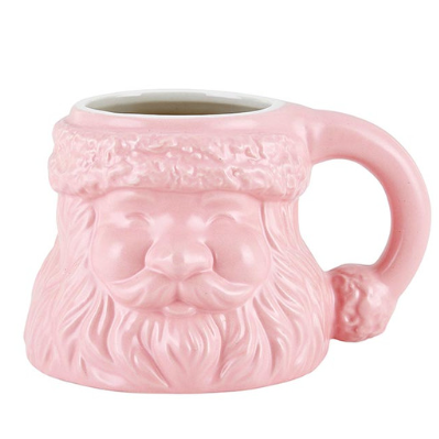 Pink Santa Mug