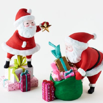 Santa w/ Presents Figure