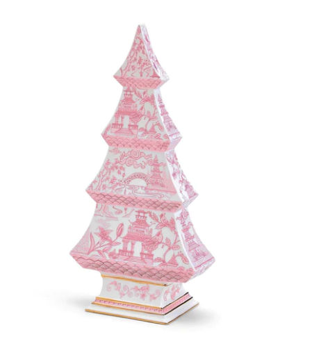 Chinoiserie Pastel Pink Tree