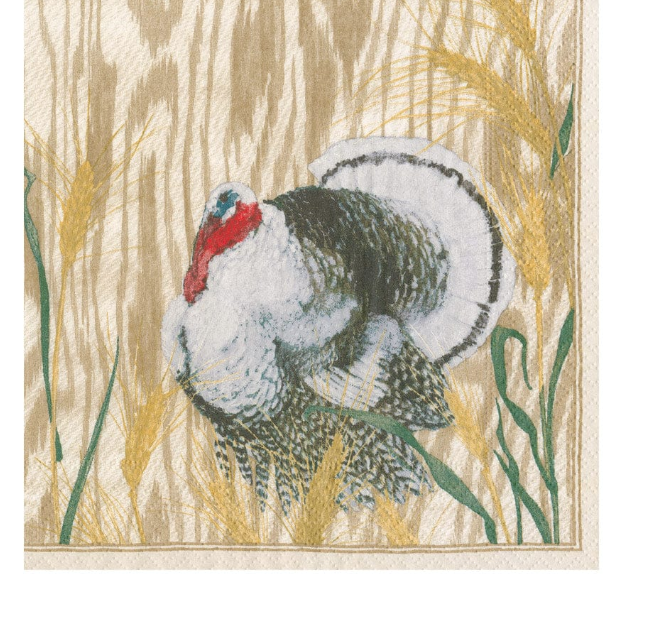 Homestead Turkey Luncheon Napkin