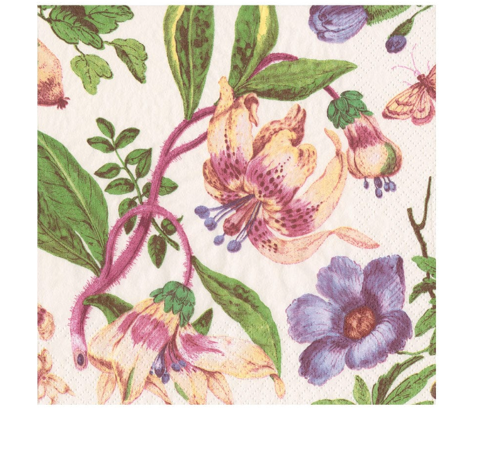 Porcelain Blooms Luncheon Napkin