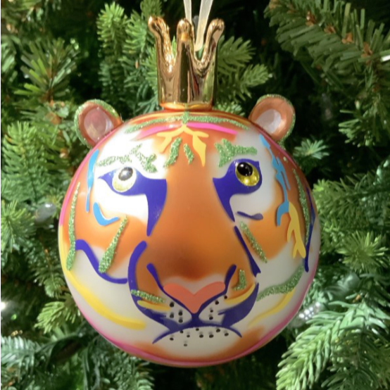 Tiger Bauble Ornament