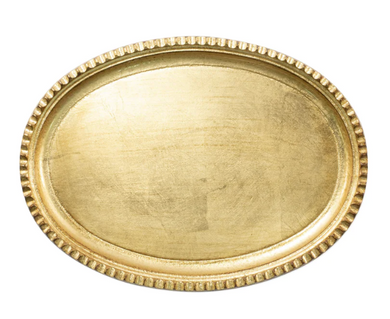 FLORENTINE WOODEN ACCESSORIES SMALL OVAL TRAY