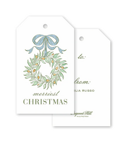 CAPRI WREATH GIFT TAGS