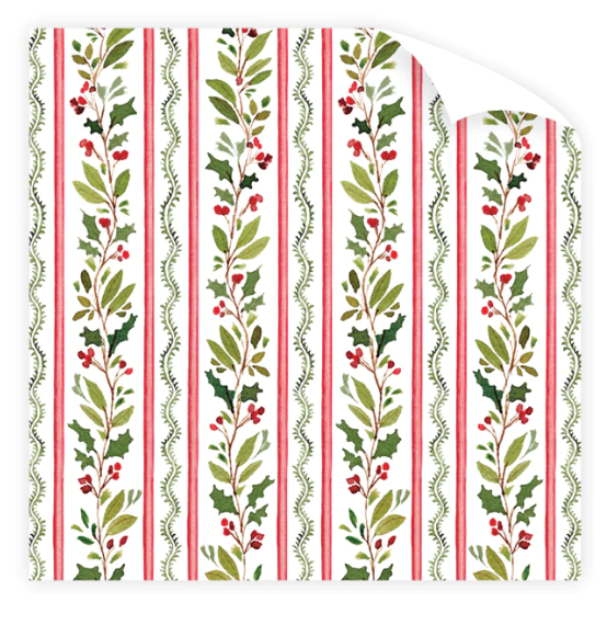 HOLLY VINE WRAPPING PAPER ROLL