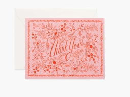 Rose Thank You Card