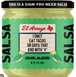 El Arroyo Creamy Jalapeno Salsa