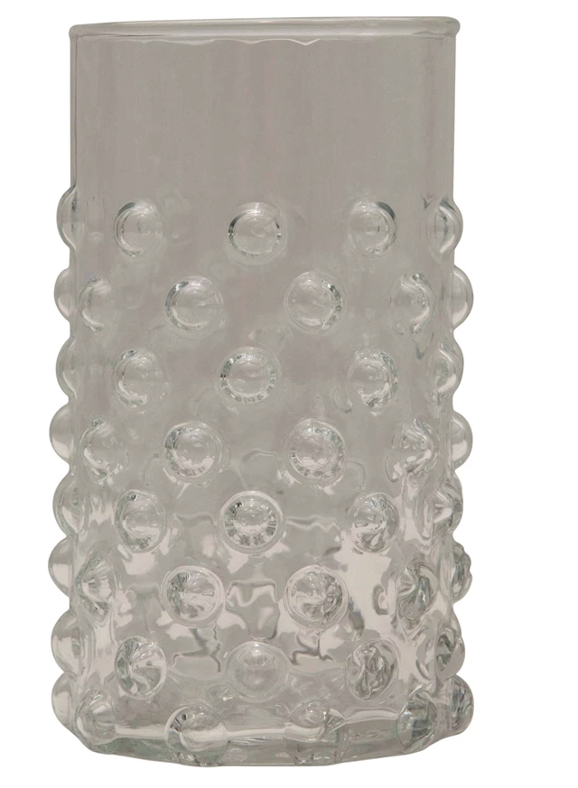 Hobnail Drinking Glass