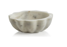 Load image into Gallery viewer, Scalloped Marble Condiment Bowl