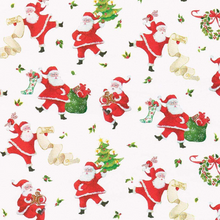 Load image into Gallery viewer, Dancing Santas Wrapping Roll