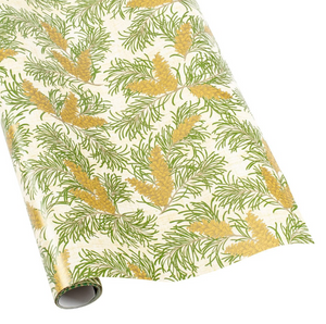 Pine Branches Natural Roll Wrap