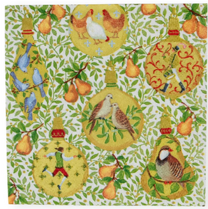 In A Pear Tree Cocktail Napkins