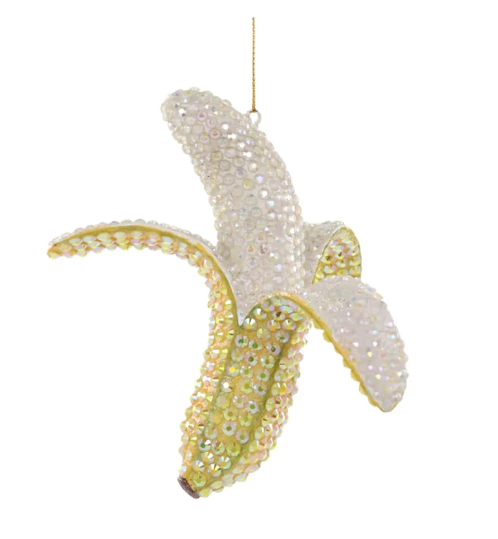 Bejewelled Banana Ornament