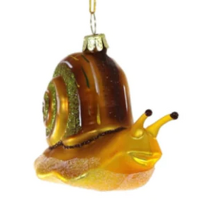 Colored Snail Ornament