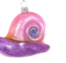 Load image into Gallery viewer, Colored Snail Ornament