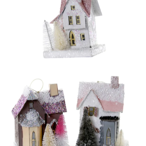 Mini Glitter Winter House