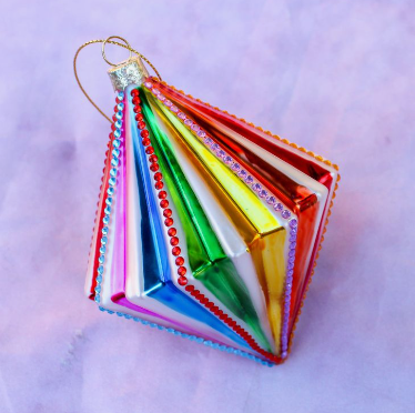 Rainbow Spindle Ornament