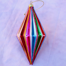 Load image into Gallery viewer, Rainbow Spindle Ornament
