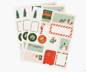 Santa Stickers & Labels