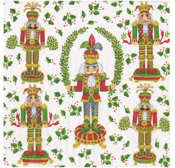 Nutcracker Christmas Cocktail Napkins