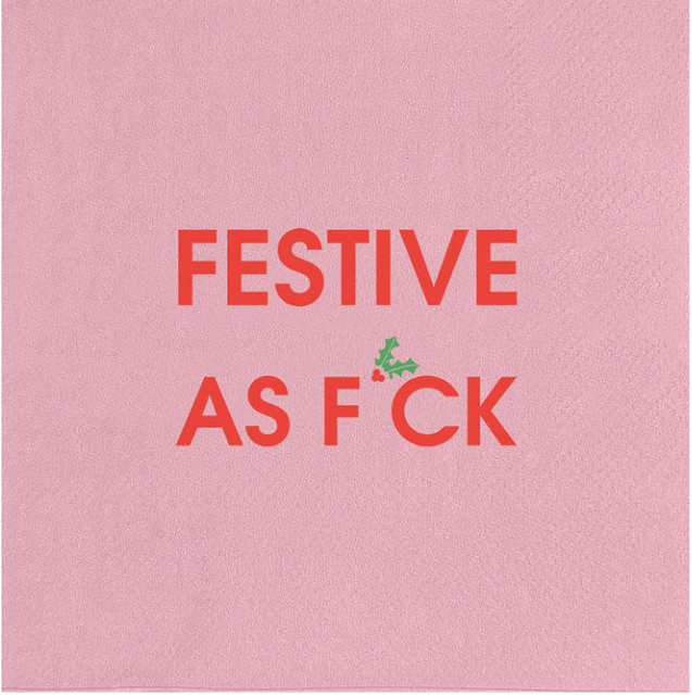 Festive As F*ck Napkins