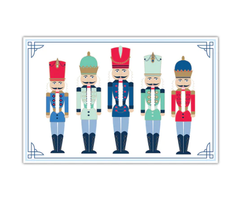 Blue Nutcrackers Place Mat