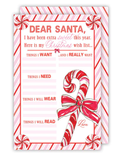 Peppermint Letter to Santa