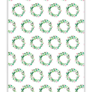 States Wreath Wrapping Paper