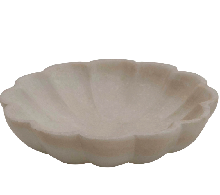 Scallop Marble Dish