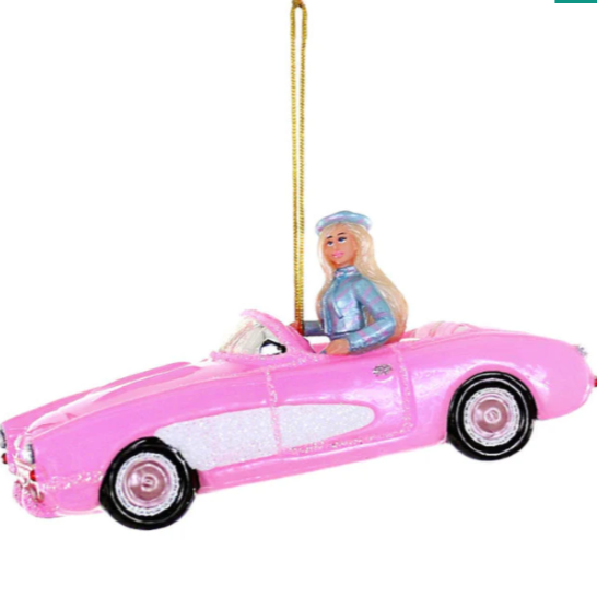 Barbie's Car Ornament