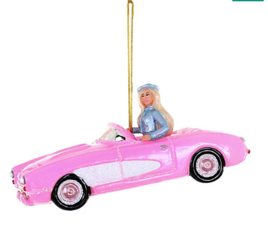 Barbie's Car Ornament