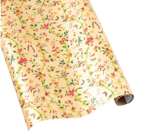 Sprigged Gold Foil Roll Wrap