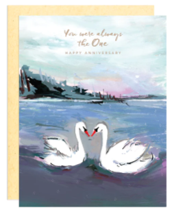 LoveBirds Swan card