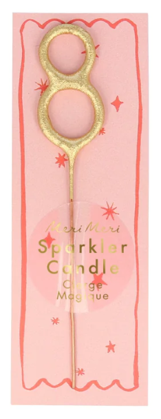 Mini Gold Sparkler Candle