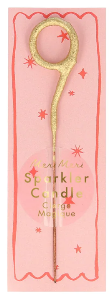 Mini Gold Sparkler Candle