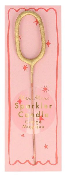 Mini Gold Sparkler Candle