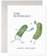 Load image into Gallery viewer, Pickleball Bday Card