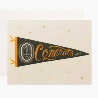 Congrats Pennant Card