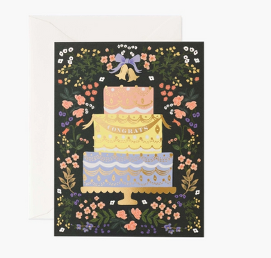 Woodland Wedding Cake card
