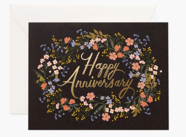 Anniversary Wreath Card