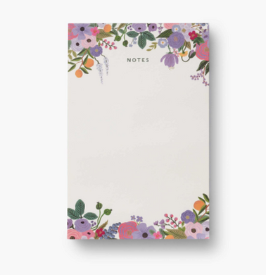 Violet Garden Party Notepad