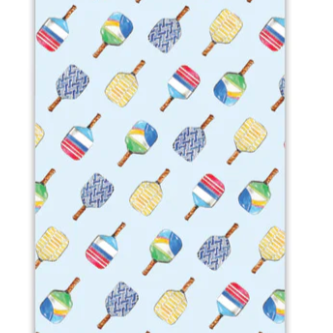 Pickleball Paddles Wrapping Paper