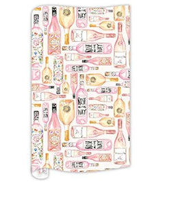 Rosé Bottles Wrapping Paper